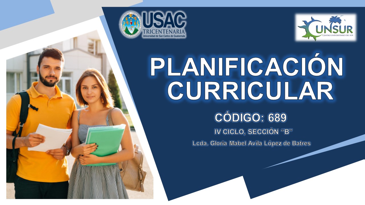 PLANIFICACIÓN CURRICULAR